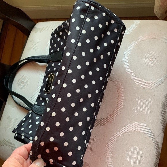Kate Spade Black and White Polka Dot Bag - Picture 6 of 9
